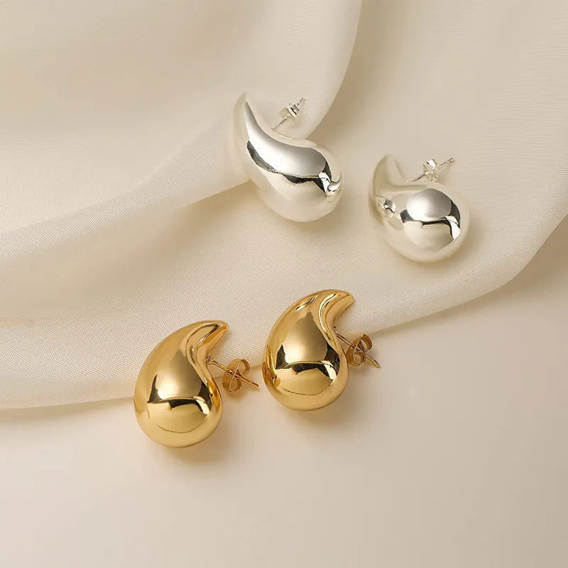 Chunky Dome Drop Earrings