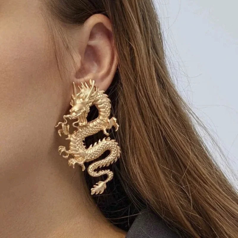 Dragon Stud Earrings