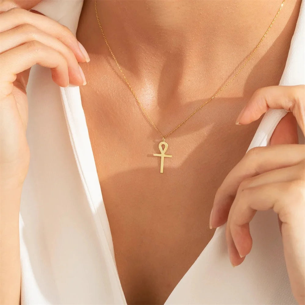 Egyptian Ankh Amulet Necklace