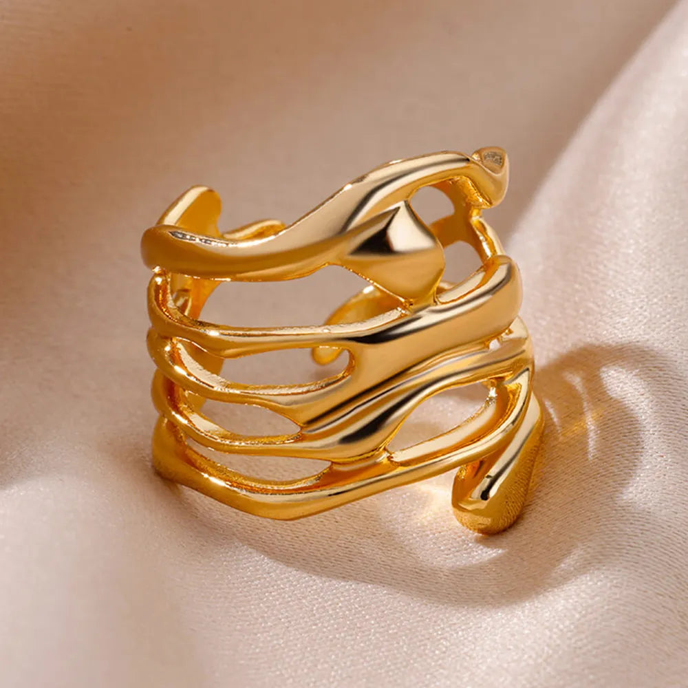Hollow Wide Ring