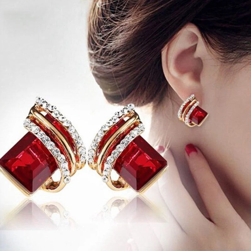 Gems Crystal Earrings