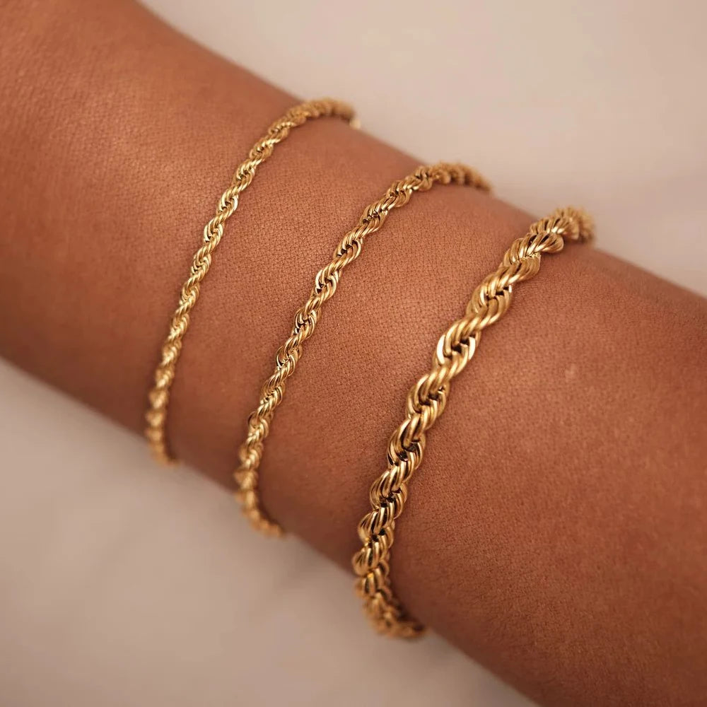 EManco Twisted  Rope Chian Bracelet