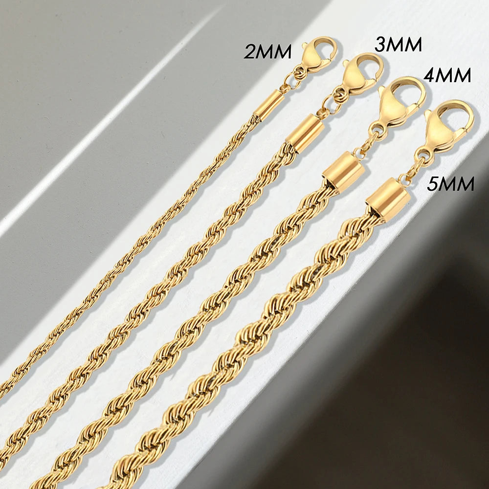 EManco Twisted  Rope Chian Bracelet