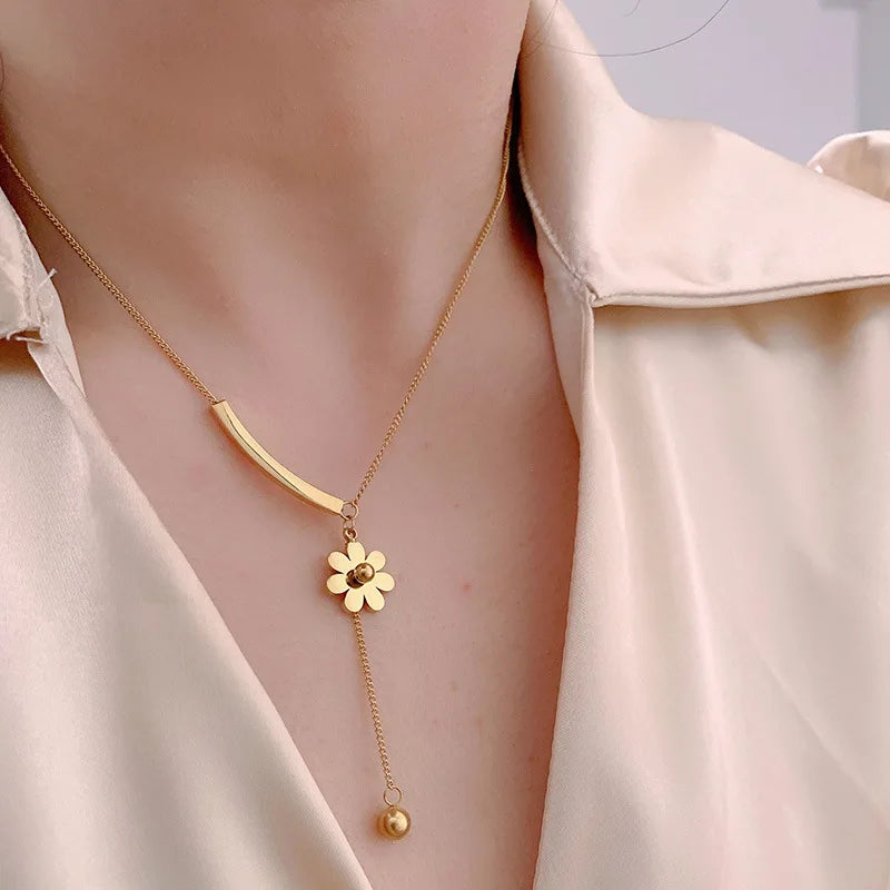 Frost Style Tassel Necklace