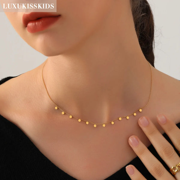 Chains Necklaces Bohemia Star Heart Collier Elegant