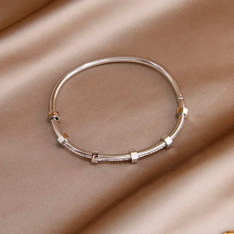 Classic Stainless Steel Open bracelets