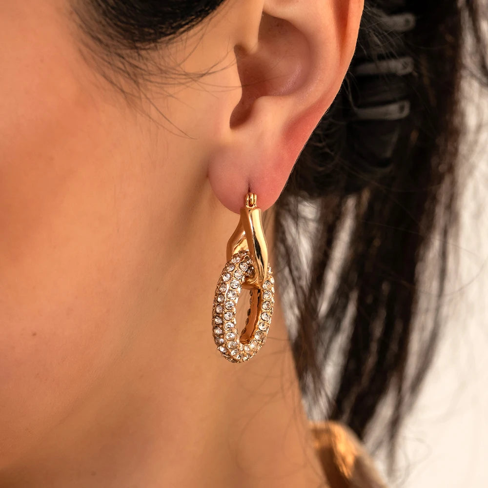 Big Small Hoop Earrings