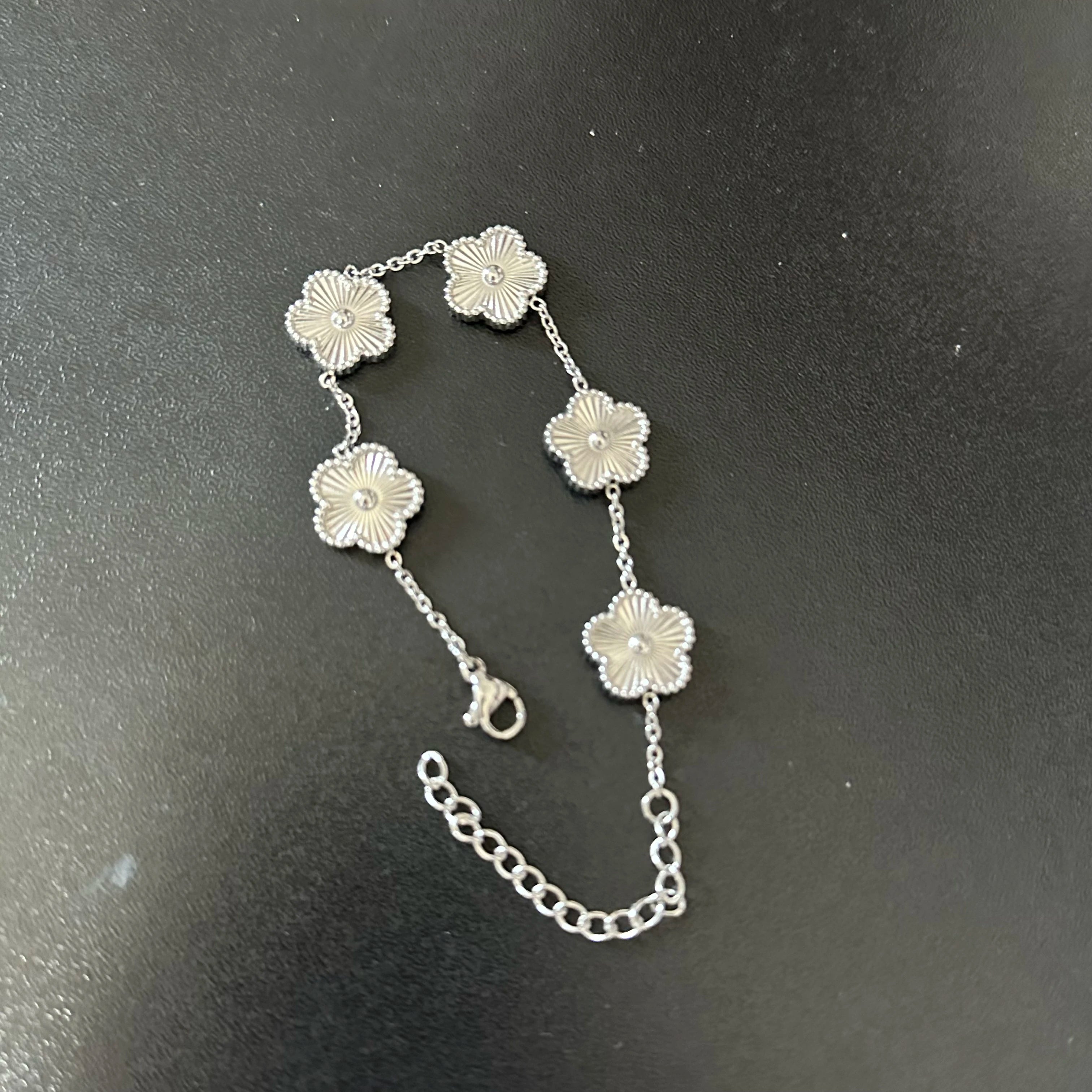 Plum Blossom Plant Five Leaf Flower Bracelet