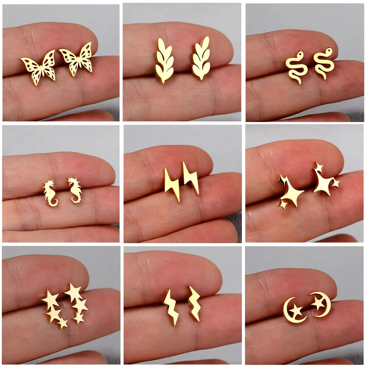Leaf Butterfly Earrings