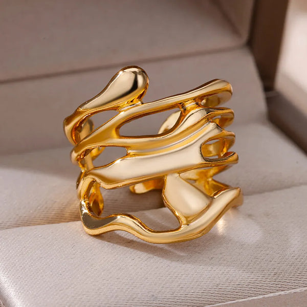 Hollow Wide Ring