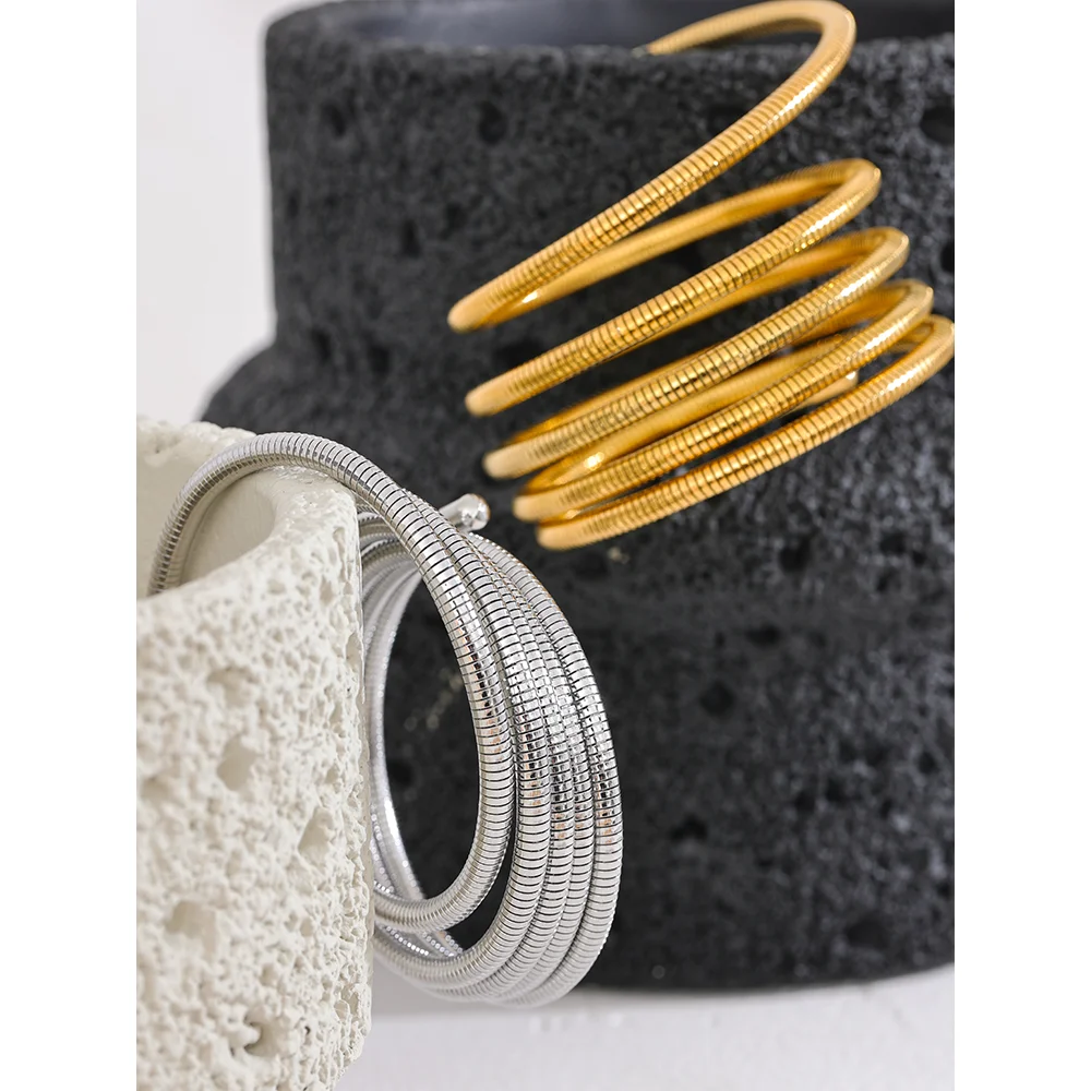 Yhpup Multi-Layer Wrap Arm Bracelet Bangle