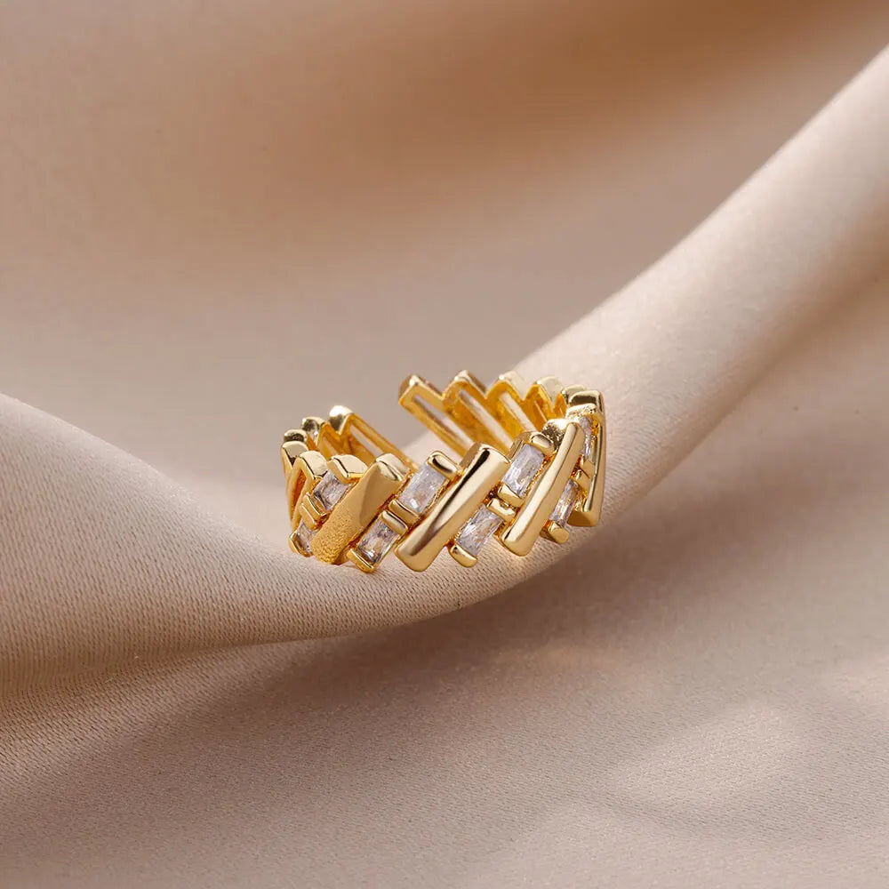 Anillos Cubic Zirconia Finger Ring