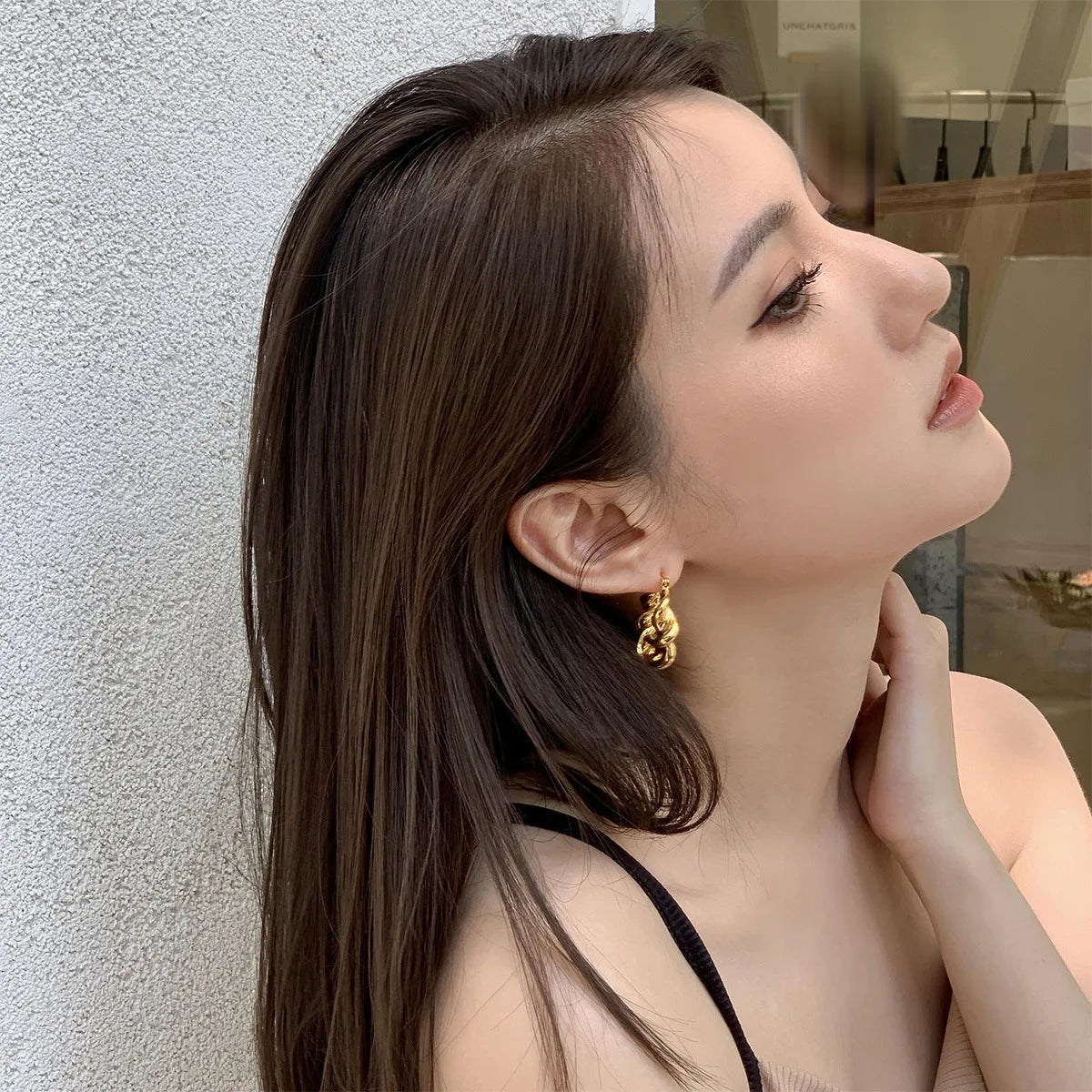Twist Hoop Earrings