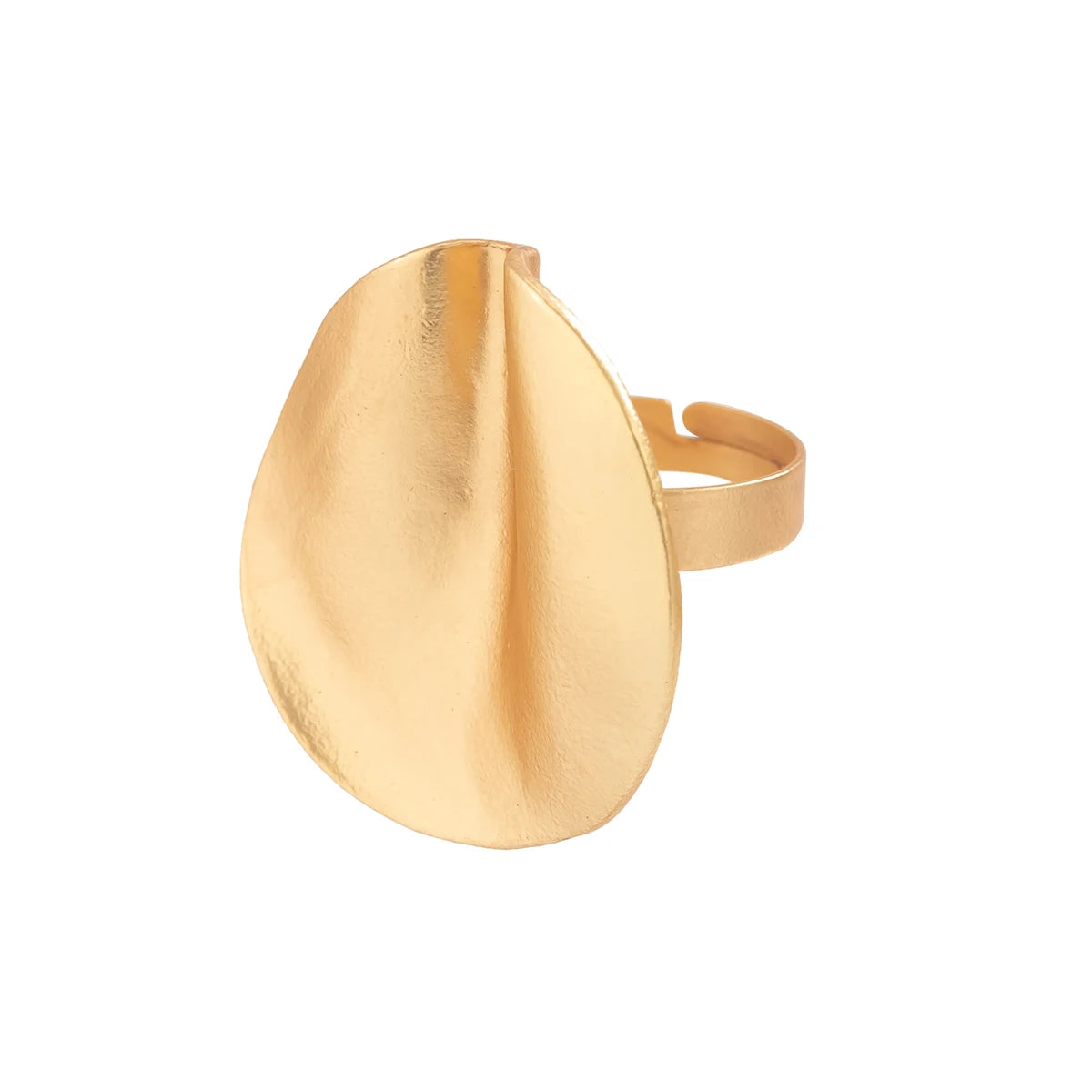 Ingemark 2Pcs Unique Irregular Geometric Open Rings Set