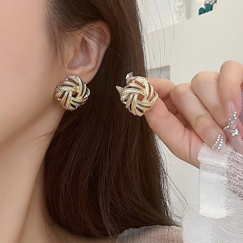 Square Clip  Earrings