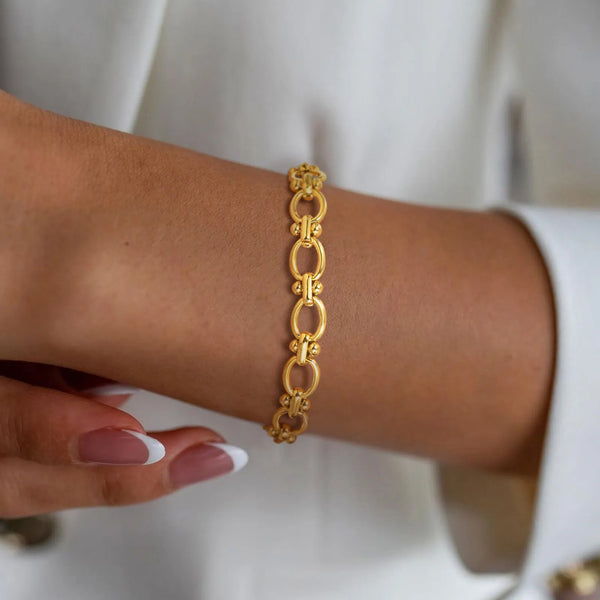 Statement Stainless Steel Chain Bracelet