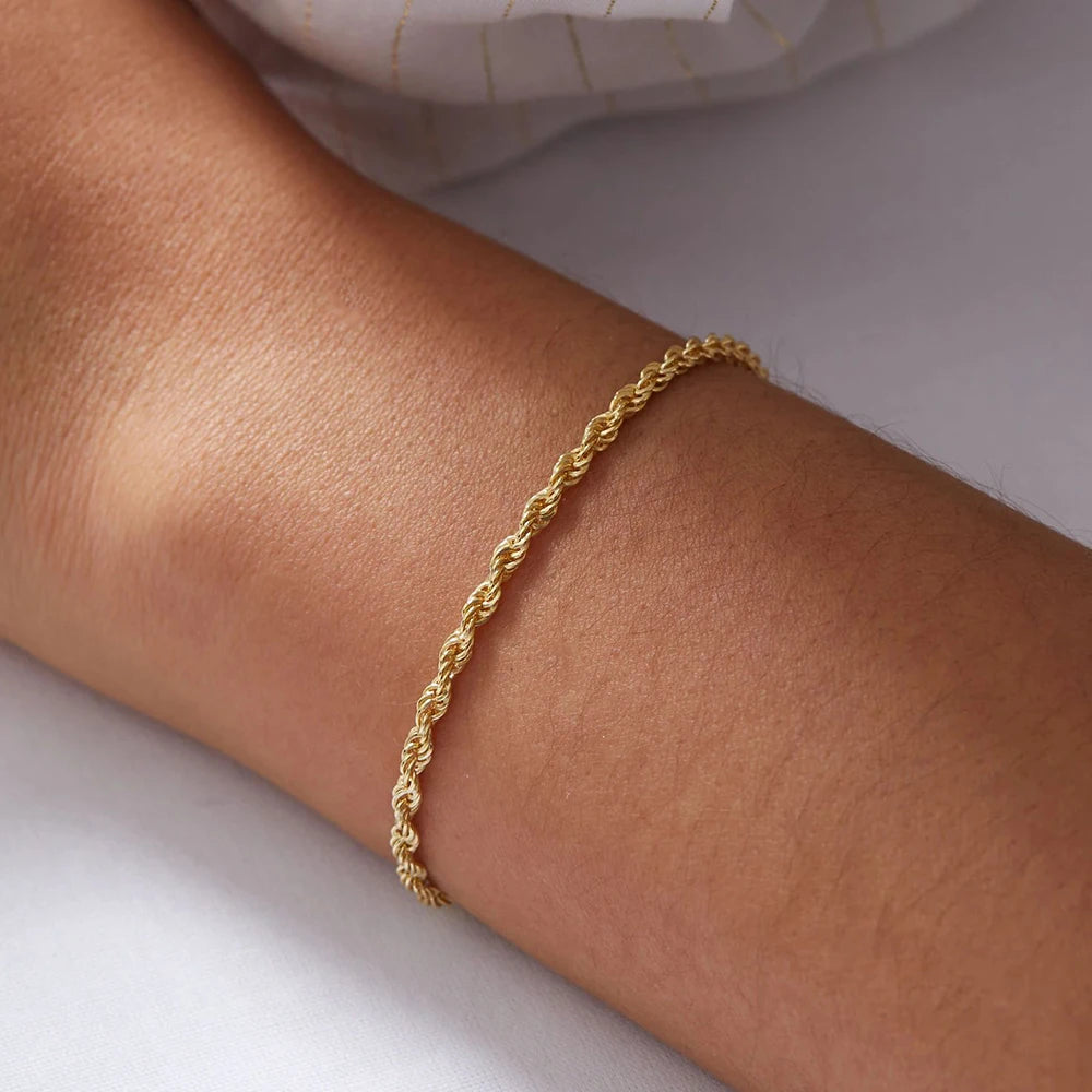 EManco Twisted  Rope Chian Bracelet