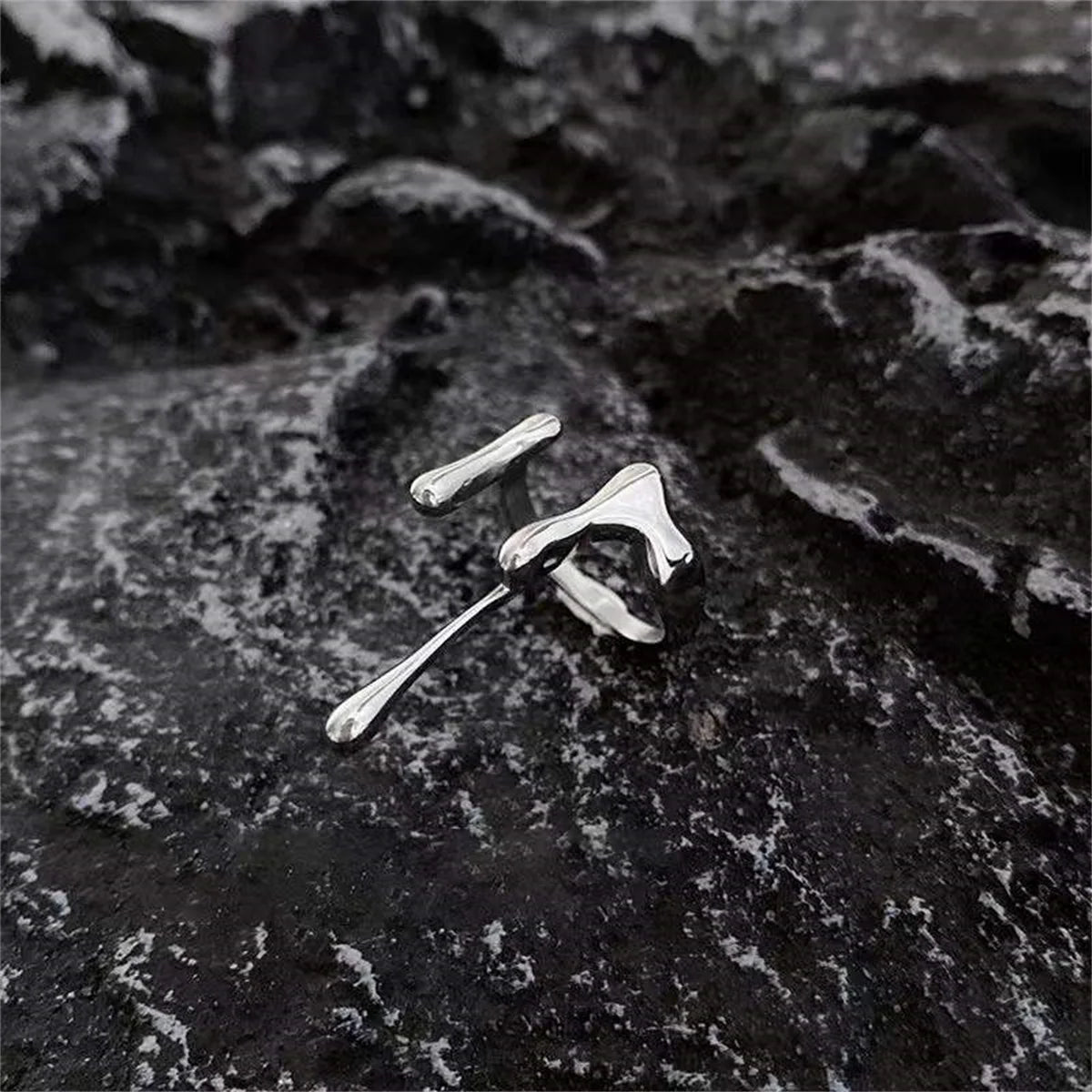 Lava Waterdrop Ring