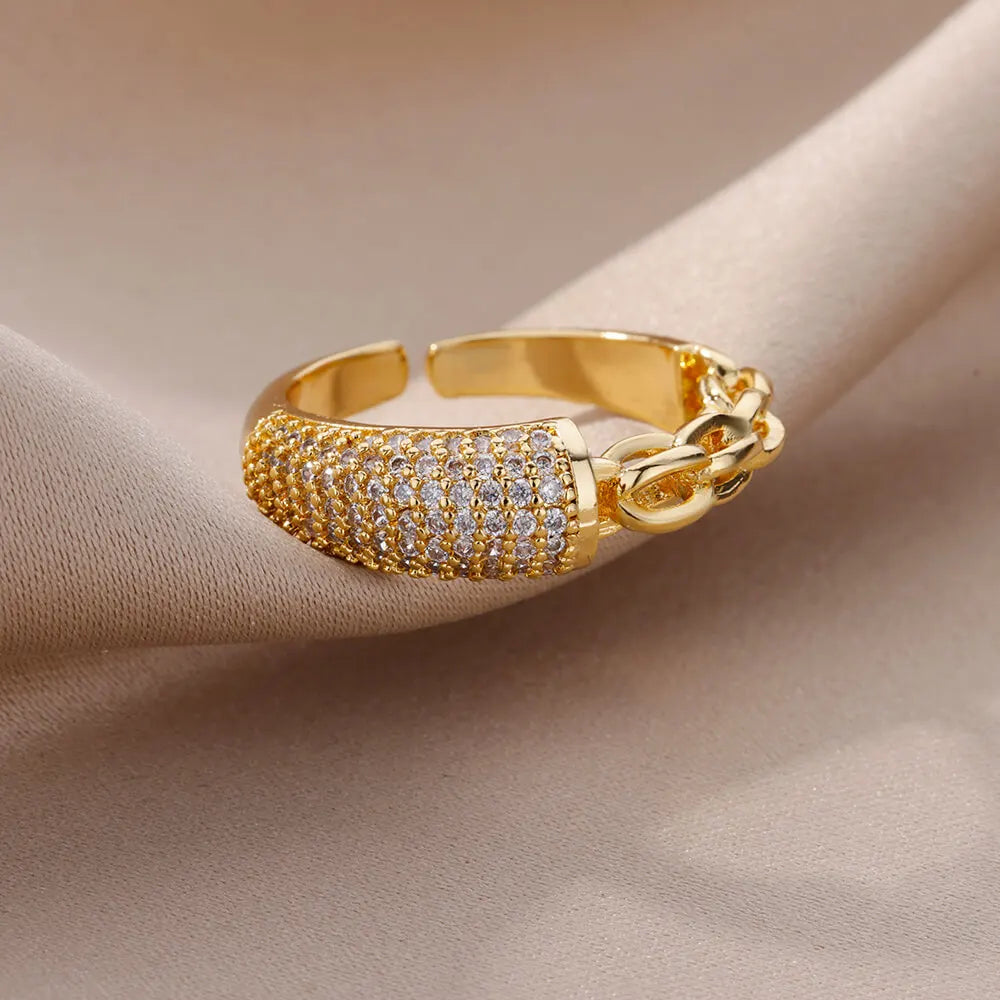 Anillos Cubic Zirconia Finger Ring