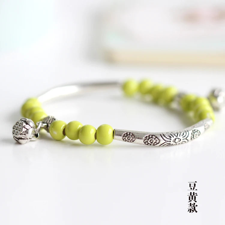 Ceramic hand made DIY Bracelets