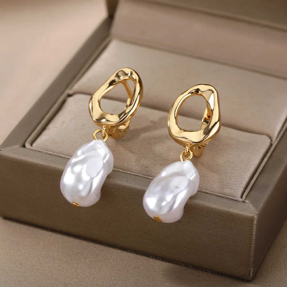 Zircon Hoop Earring
