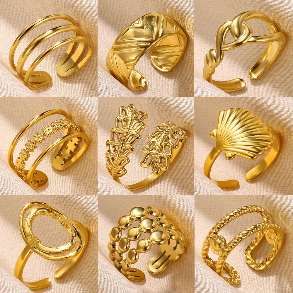 Hollow Leaf  Ring