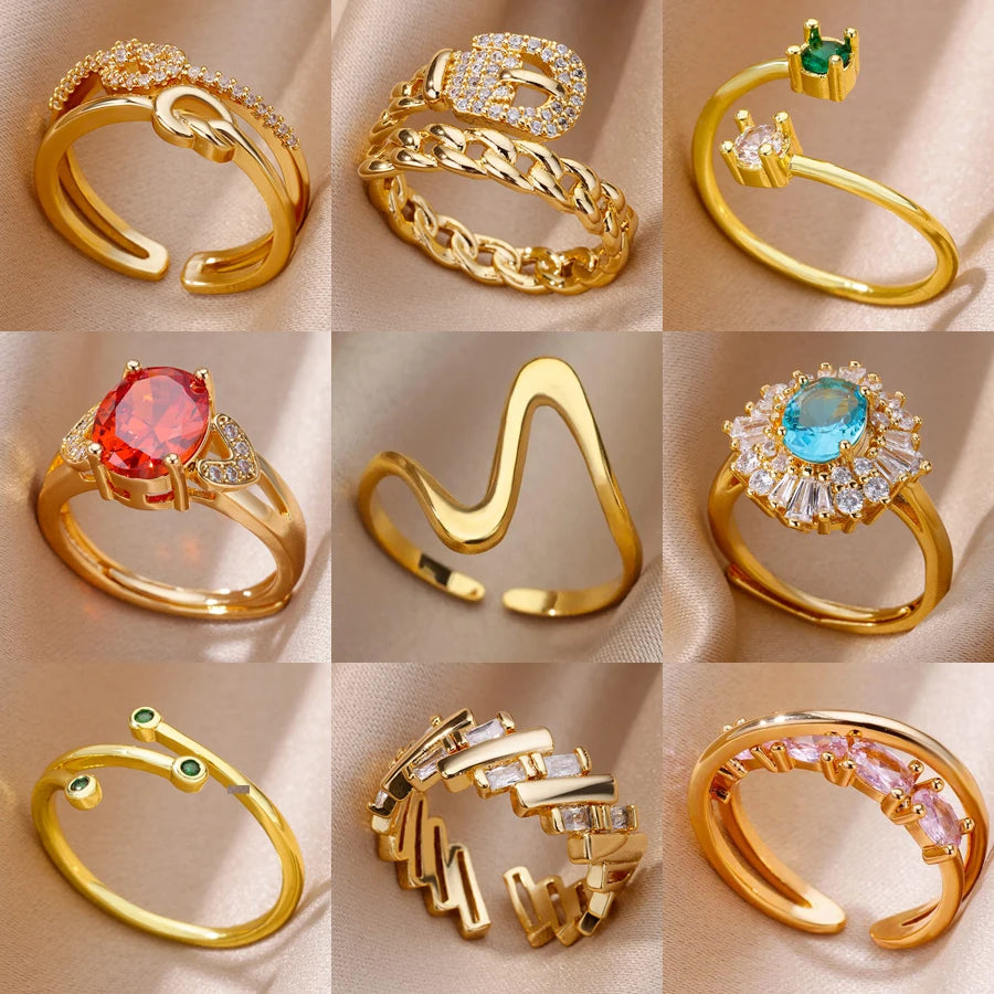 bague Zircon Rings
