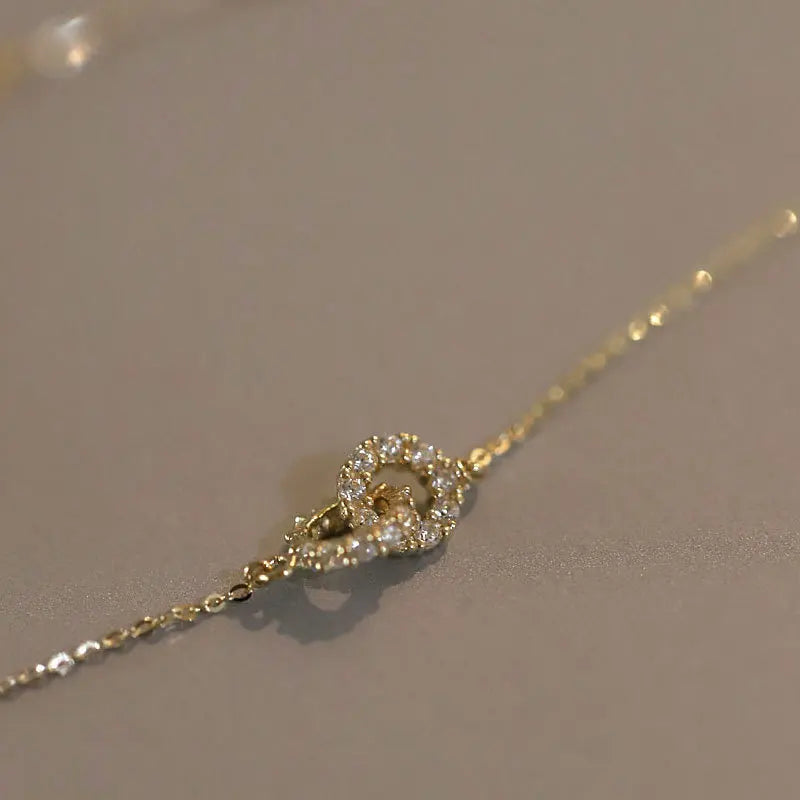 Pavé Crystal Geometry Necklace
