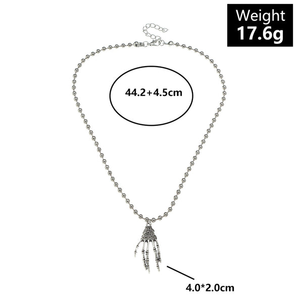 Punk Hip-hop Style Necklace Exaggerated Personality Metal