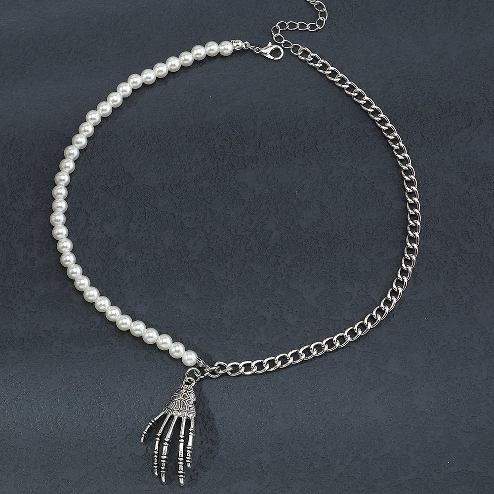 Punk Hip-hop Style Necklace Exaggerated Personality Metal