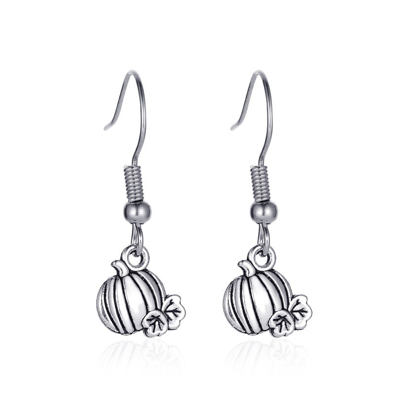 Vintage Skull Bat Spider Earrings