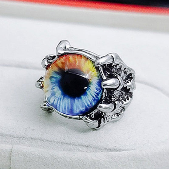 Men And Women Retro Dragon Claw Eagle Claw Eye Ring Punk
