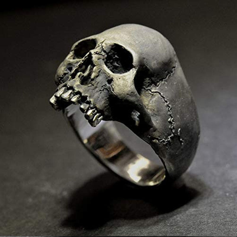 European And American Retro Skull Ring Men